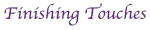 Finishing Touches company logo