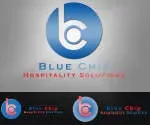 Hotel blue chip company icon